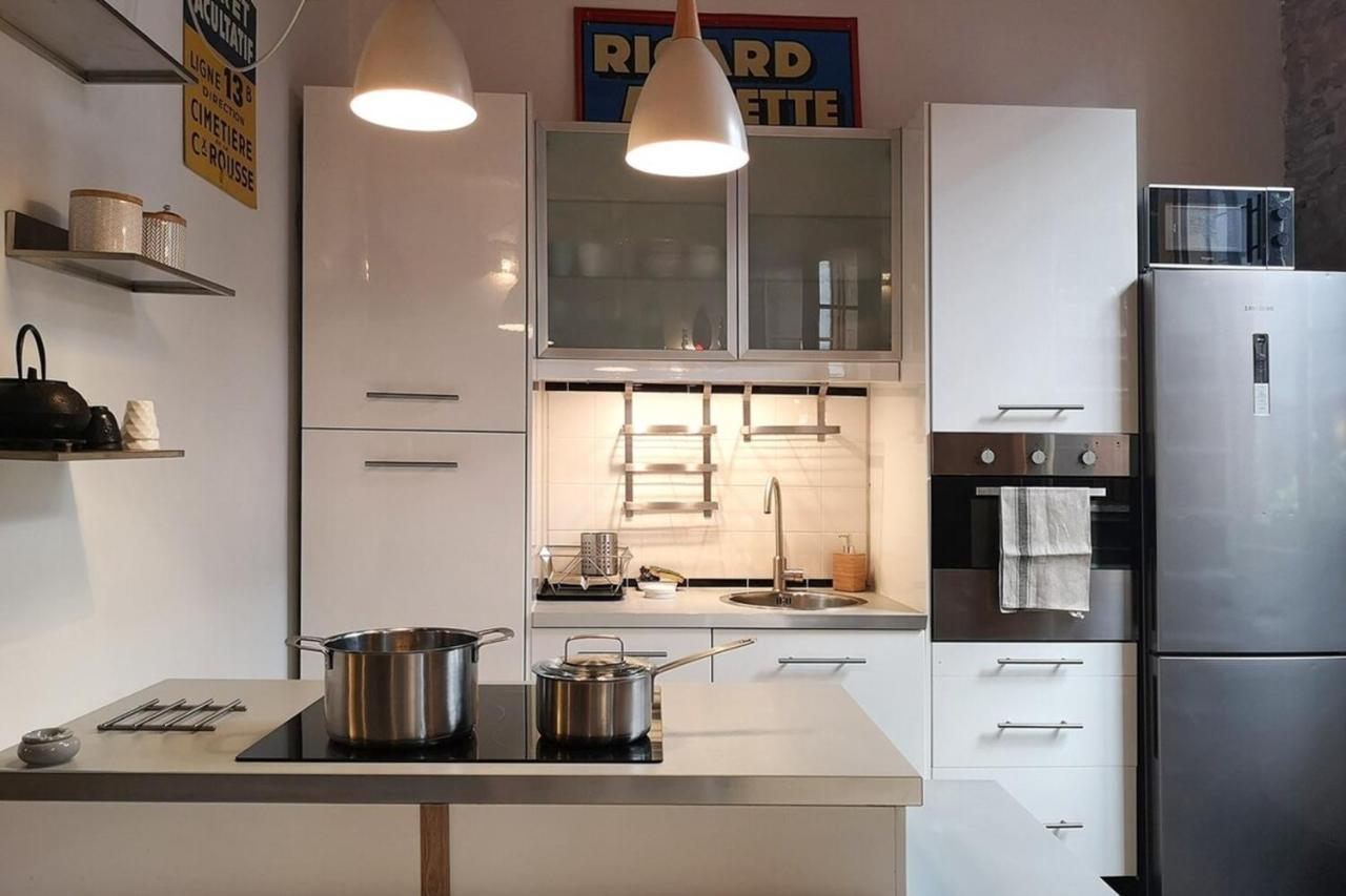 Authentic Loft With Mezzanine & Exposed Stones Heart Of Lyonアパートメント エクステリア 写真